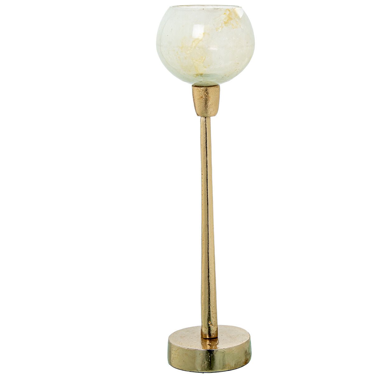 Candleholder Alexandra House Living Golden Crystal 10 x 44 x 10 cm-0