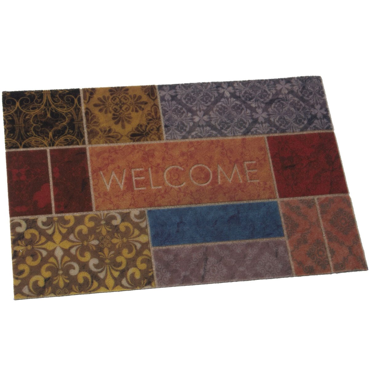 Doormat Alexandra House Living Welcome Multicolour 60 x 1 x 40 cm-0